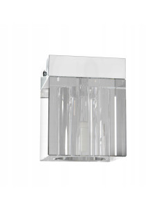 Lampa sufitowa Cubo Claro G9 - elegancki plafon minimalistyczny z metalowo-szklanej konstrukcji w srebrnym kolorze 2