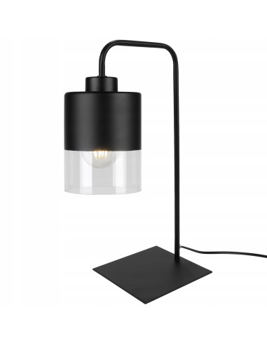 Lampa biurkowa ROMA E27 z eleganckim zakrzywionym ramieniem – nowoczesne oświetlenie do minimalistycznych wnętrz