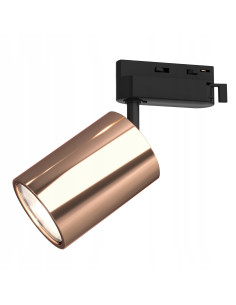 Lampa sufitowa Kika Track Nero/Różowe Złoto – nowoczesny akcent do biura i eleganckich wnętrz