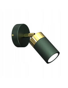 Kinkiet JOKER w eleganckiej zieleni - nowoczesny reflektor sufitowy do sypialni i stylowych wnętrz, Lumes