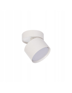 Lampa sufitowa Kendal, biała, minimalistyczna, z ruchomym źródłem światła, idealna do kuchni i nie tylko. 2