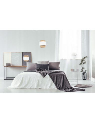 Nowoczesna lampa biurkowa Boho z rattanu, regulowana wysokość, E27, biała i beżowa, do sypialni i biura