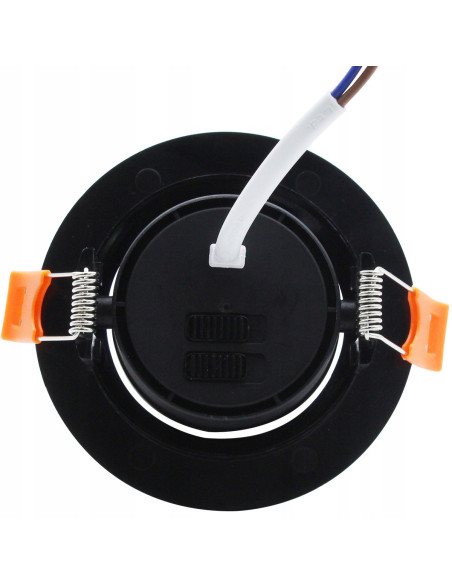 Ruchoma lampa LED PLUS 9 cm czarna z regulacją CCT - nowoczesne oświetlenie do wnętrz Maxlight