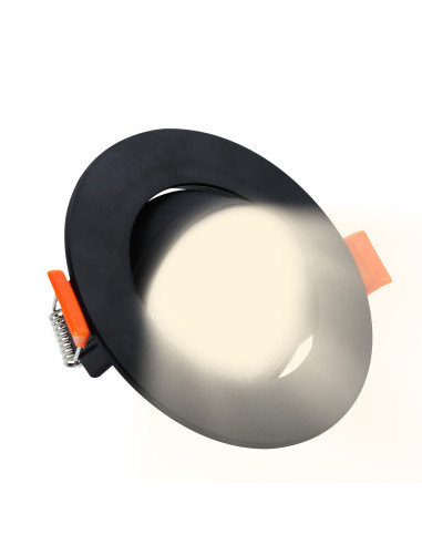 Ruchoma lampa LED PLUS 9 cm czarna z regulacją CCT - nowoczesne oświetlenie do wnętrz Maxlight