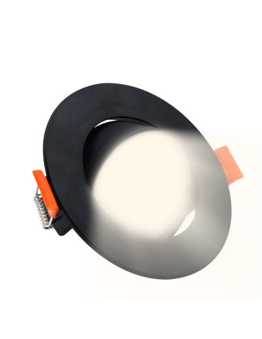 Ruchoma lampa LED PLUS 9 cm czarna z regulacją CCT - nowoczesne oświetlenie do wnętrz Maxlight