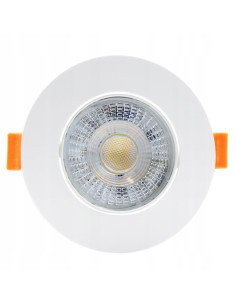 Oczko sufitowe Maxlight Plus LED, białe, regulowane, okrągłe, 3W, zmienna barwa światła CCT, nowoczesny design 2
