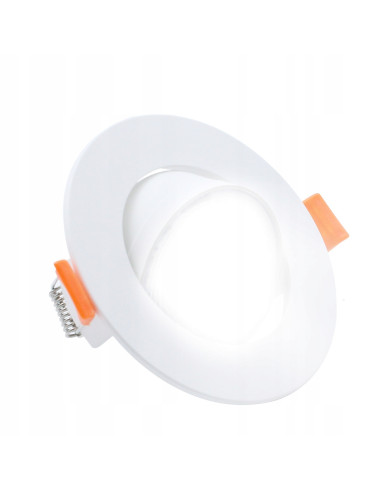 Oczko sufitowe Maxlight Plus LED, białe, regulowane, okrągłe, 3W, zmienna barwa światła CCT, nowoczesny design