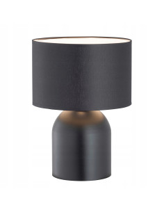 Lampa nocna Aspen z eleganckim czarno-żółtym abażurem - idealna do stylowych wnętrz i wieczornego czytania 2