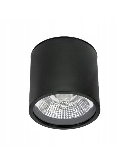 Reflektor sufitowy SPOT CARLO GU10, czarny, IP65, 10W - nowoczesne oświetlenie do łazienek i przestrzeni komercyjnych