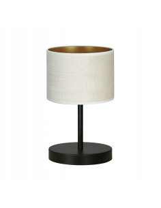 Lampa stołowa HILDE LN1 BL - elegancki dodatek do nowoczesnych i klasycznych wnętrz z welurowym abażurem.