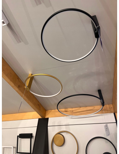 Lampa sufitowa LED AZZARDO VINCENT 60 RING złota – nowoczesny plafon do sypialni i eleganckich wnętrz