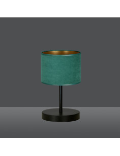 Lampa nocna HILDE LN1 w eleganckim turkusie i zieleni - nowoczesny klasyk do sypialni i stylowych wnętrz 2