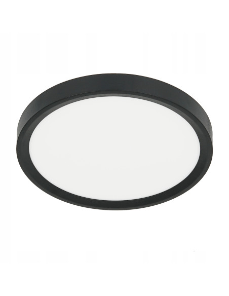 Plafon LED MAQ 18W 23 cm w kolorze czarnym – nowoczesne oświetlenie z regulacją barwy światła do każdego wnętrza