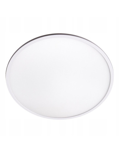 Plafon LED Pryzma 28 cm, biały, zmienna barwa światła, nowoczesny do kuchni, sypialni i biura