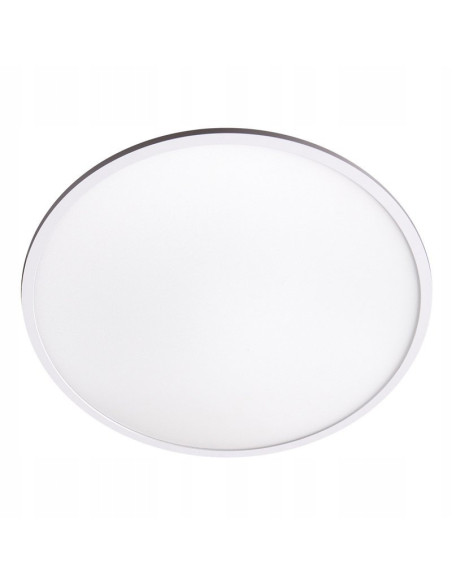 Plafon LED Pryzma 28 cm, biały, zmienna barwa światła, nowoczesny do kuchni, sypialni i biura