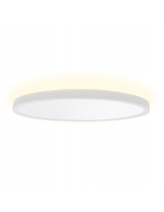 Plafon LED Pryzma 28 cm, biały, zmienna barwa światła, nowoczesny do kuchni, sypialni i biura