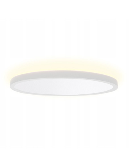 Plafon LED Pryzma 28 cm, biały, zmienna barwa światła, nowoczesny do kuchni, sypialni i biura