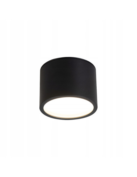 Elegancka czarna lampa LED Kendal IP65 – minimalistyczne oświetlenie do łazienki nad wannę i umywalkę.