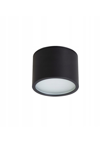 Elegancka czarna lampa LED Kendal IP65 – minimalistyczne oświetlenie do łazienki nad wannę i umywalkę.