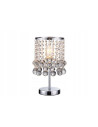 Lampa Nocna London Crystal z Kryształami, Nowoczesne Wykończenie Chromowane do Eleganckich Wnętrz