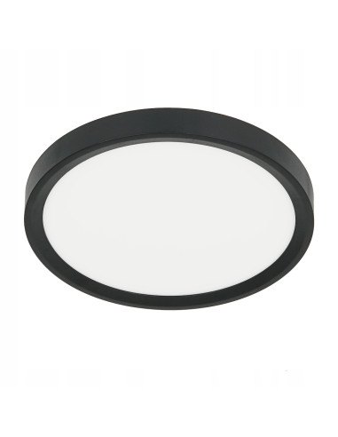 Plafon LED MAQ 18W 23 cm w kolorze czarnym – nowoczesne oświetlenie z regulacją barwy światła do każdego wnętrza