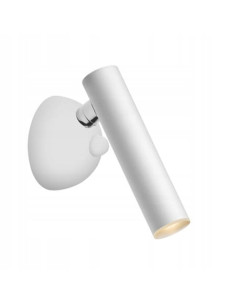 Nowoczesny kinkiet LOYA w białym – regulowane oświetlenie LED do pokoju młodzieżowego, biura i sypialni