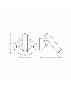 Nowoczesny kinkiet LOYA w białym – regulowane oświetlenie LED do pokoju młodzieżowego, biura i sypialni 2
