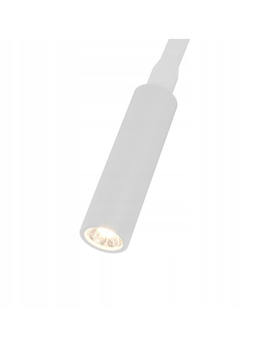 Nowoczesna lampa ścienna Nuto Bianco – elastyczny kinkiet LED w minimalistycznym stylu, idealny do biura i wnętrz.