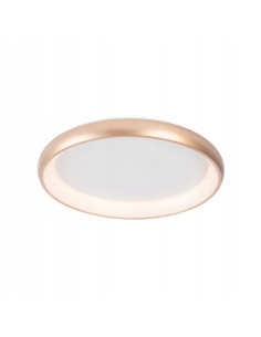 Lampa sufitowa ANTONIO LED, złota, okrągła plafon do jadalni, regulacja barwy światła, elegancki design AZzardo