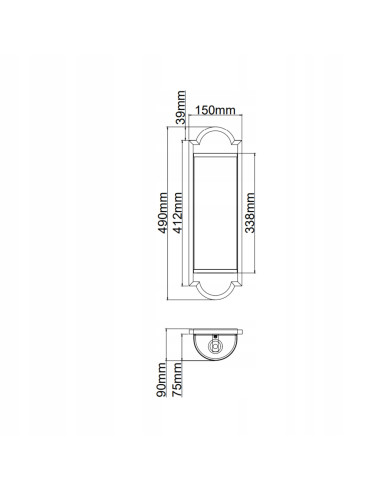 Kinkiet Glamour Libero Parette Old Gold - elegancka lampa ścienna w bieli i złocie do sypialni i holu