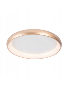 Plafon LED ANTONIO w złotym wykończeniu z pilotem – nowoczesne oświetlenie do sypialni i przestrzeni wypoczynkowej