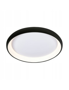 Plafon LED ANTONIO TOP – nowoczesny, klasyczny design, okrągły, regulacja barwy światła, czarny/biały, 50W, 2800 lumenów
