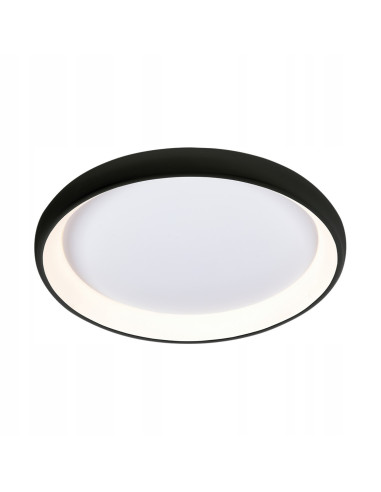 Plafon LED ANTONIO TOP – nowoczesny, klasyczny design, okrągły, regulacja barwy światła, czarny/biały, 50W, 2800 lumenów