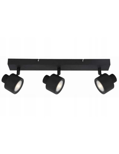 Reflektor sufitowy EMERSON w kolorze czarnym – nowoczesne oświetlenie do wnętrz i komercji z regulacją światła