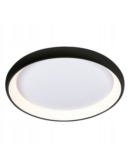 Lampa sufitowa ANTONIO LED 4500LM, okrągła 81cm, ściemniacz, regulacja barwy światła, nowoczesny design cz/biały