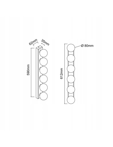 Kinkiet Merino Parette IP44 w kolorze złotym – elegancka lampa ścienna Orlicki Design z białym szkłem, 3xG9