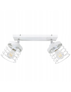 Nowoczesna lampa sufitowa RASTI z metalowymi obręczami - styl loftowy do eleganckich wnętrz 2