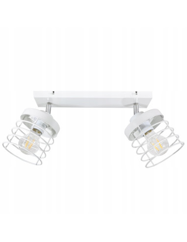 Nowoczesna lampa sufitowa RASTI z metalowymi obręczami - styl loftowy do eleganckich wnętrz