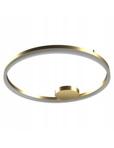 Plafon LED AZzardo HALO TOP 120 cm - złote nowoczesne oświetlenie z regulacją barwy i ściemnianiem światła