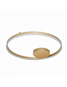 Lampa sufitowa HALO 60 TOP LED 3000K złota – nowoczesny plafon do sypialni i wnętrz w minimalistycznym stylu 2