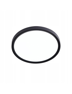 Plafon LED MAQ 24W okrągły z czarnym rantem, regulowana barwa światła, nowoczesny do korytarza i salonu 30 cm