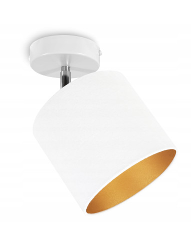 Lampa sufitowa MEDIOLAN z metalową konstrukcją i eleganckim abażurem - stylowe oświetlenie do nowoczesnych wnętrz.