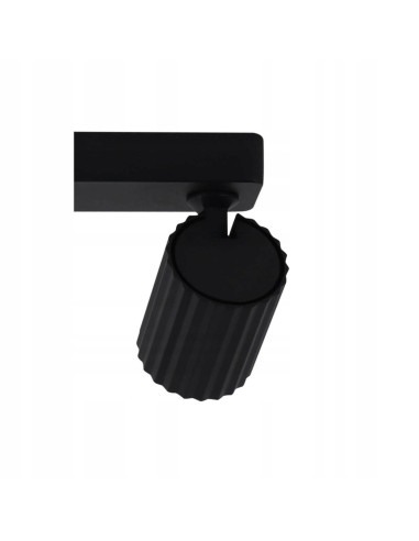 Lampa sufitowa Tokio z regulacją, dwupłomienna, czarna metalowa, GU10 – elegancka i funkcjonalna do każdego wnętrza