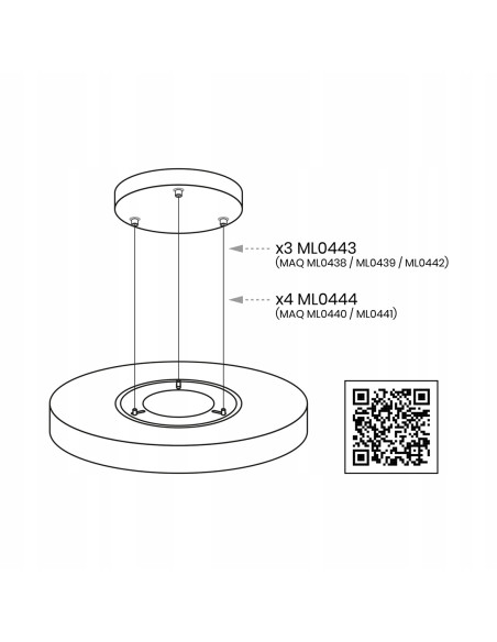 Plafon LED MAQ 24W okrągły z czarnym rantem, regulowana barwa światła, nowoczesny do korytarza i salonu 30 cm