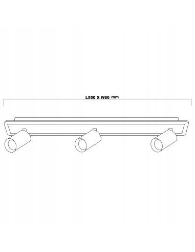 Reflektor sufitowy LED Parma 3-punktowy z wymiennymi obręczami, biały metal, zmienna barwa światła, nowoczesny styl