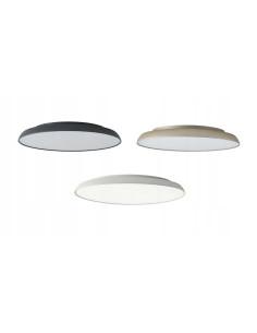 Plafon sufitowy LED CLARA TOP 80W z regulacją barwy światła do nowoczesnych wnętrz, biały, minimalistyczny design 2