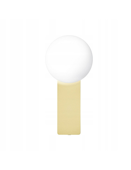 Kinkiet Boletta Parette w Złotym - Nowoczesne Oświetlenie Minimalistyczne IP44 do Wnętrz Eleganckich