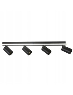 Reflektor sufitowy Parma 4-punktowy LED w czerni – nowoczesne oświetlenie do przedpokoju 2