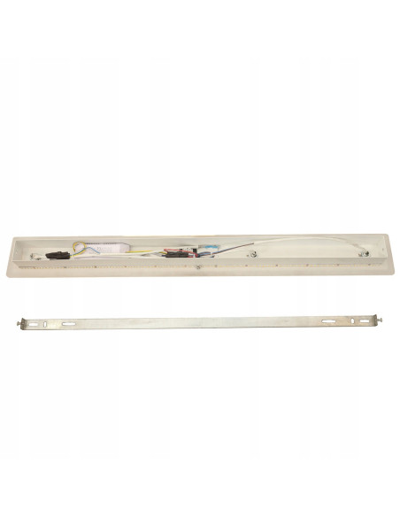 Lampa sufitowa elegancka Parma LED - nowoczesne oświetlenie do kuchni, jadalni i salonu z pilotem i zmienną barwą światła