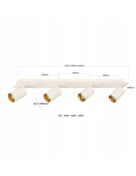 Lampa sufitowa elegancka Parma LED - nowoczesne oświetlenie do kuchni, jadalni i salonu z pilotem i zmienną barwą światła